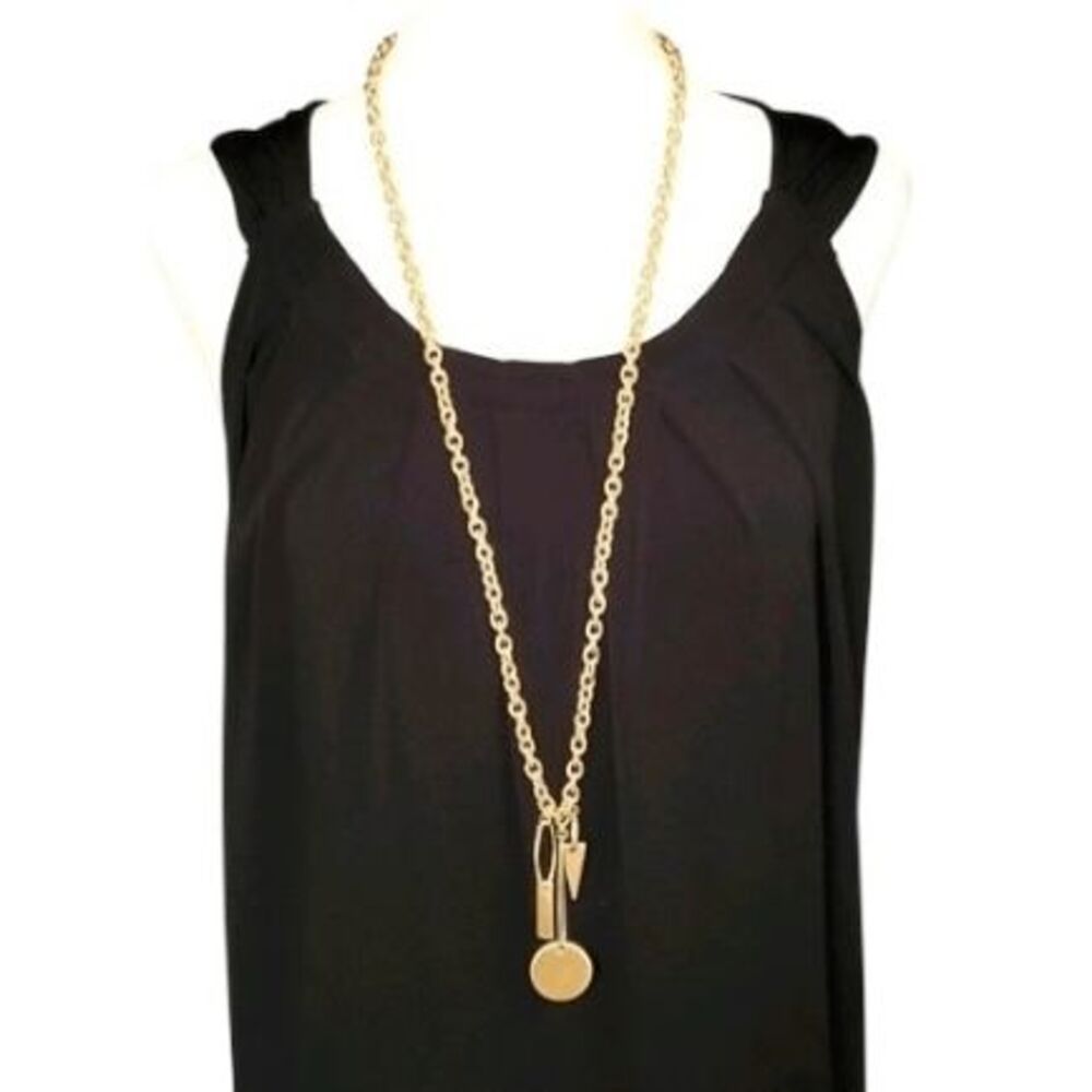 Marlyn Schiff Geometric Necklace‎ Gold